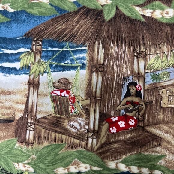 Vintage Y2K Hawaiian Reserve Collection tropical beach dress size Small - Picture 3 of 4